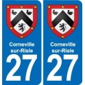 27 Léry blason autocollant plaque stickers ville