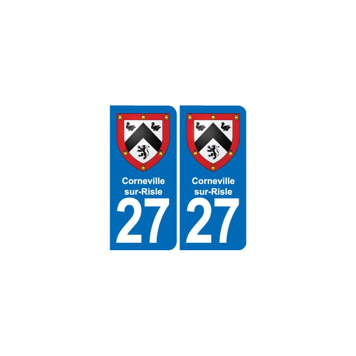 27 Léry blason autocollant plaque stickers ville