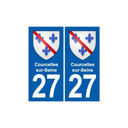 27 Léry blason autocollant plaque stickers ville