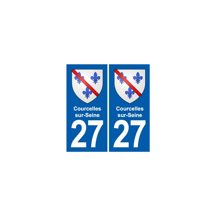 27 Léry blason autocollant plaque stickers ville