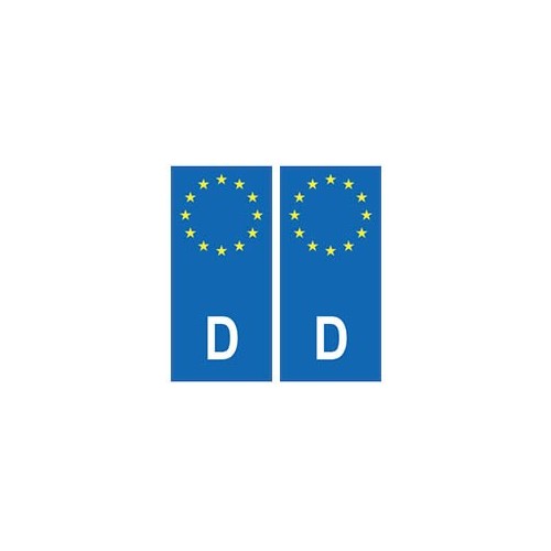 Deustchland Allemagne europe autocollant plaque