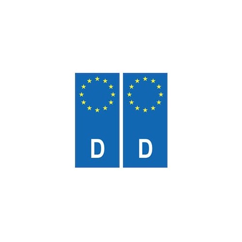Deustchland Allemagne europe autocollant plaque