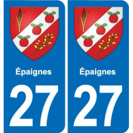 27 Léry blason autocollant plaque stickers ville