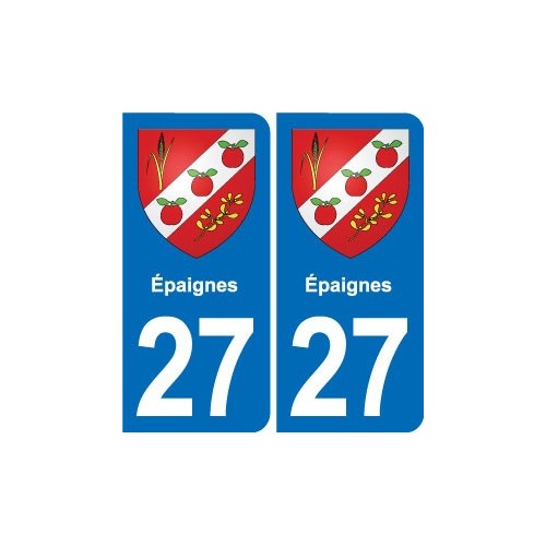 27 Léry blason autocollant plaque stickers ville