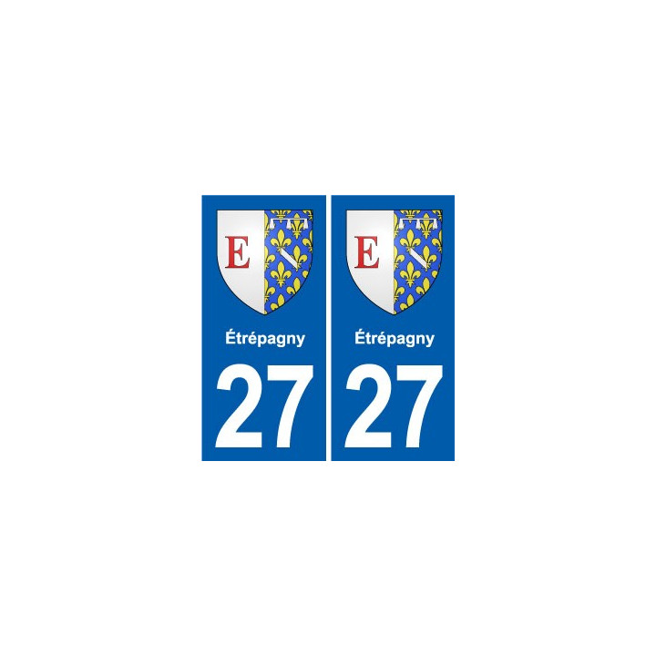 27 Léry blason autocollant plaque stickers ville