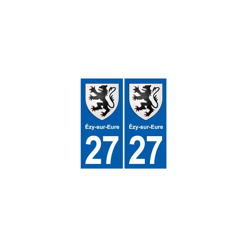 27 Léry blason autocollant plaque stickers ville