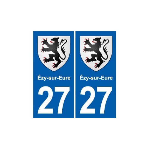 27 Léry blason autocollant plaque stickers ville