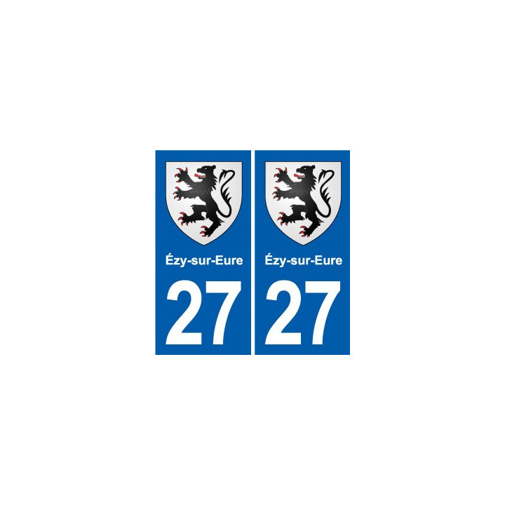 27 Léry blason autocollant plaque stickers ville