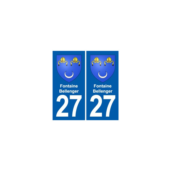 27 Léry blason autocollant plaque stickers ville