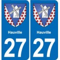 27 Léry blason autocollant plaque stickers ville
