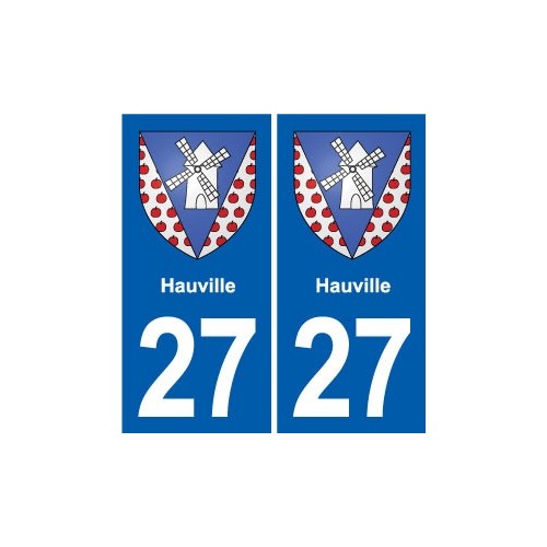 27 Léry blason autocollant plaque stickers ville