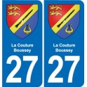 27 Léry blason autocollant plaque stickers ville