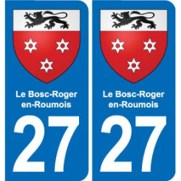 27 Léry blason autocollant plaque stickers ville