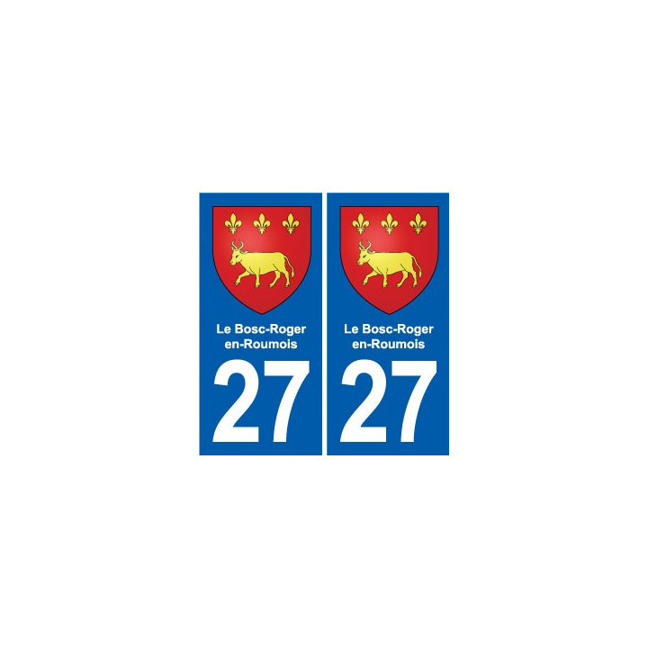 27 Léry blason autocollant plaque stickers ville