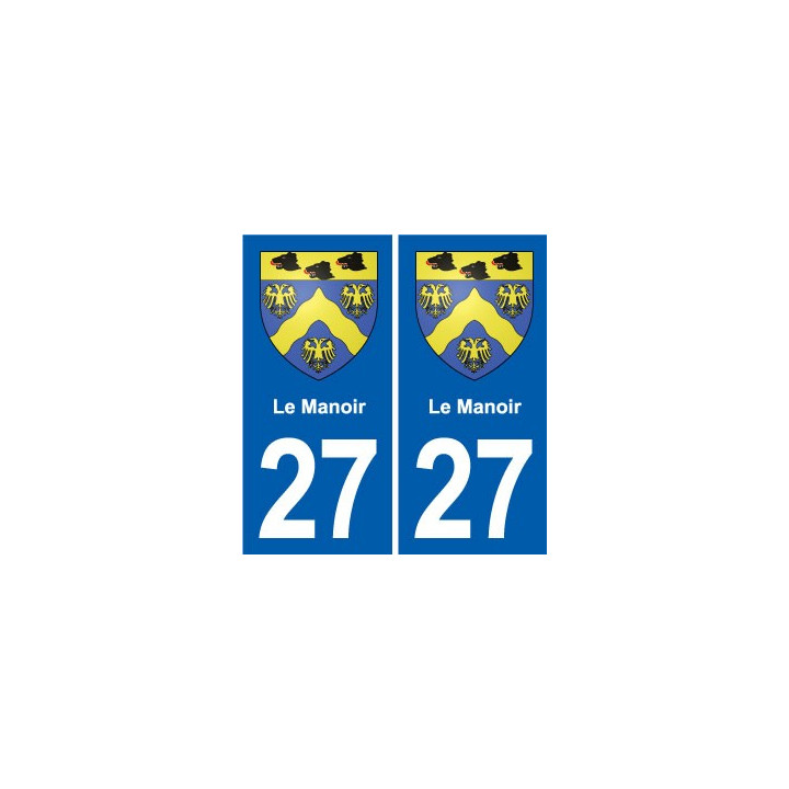 27 Léry blason autocollant plaque stickers ville
