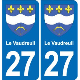 27 Léry blason autocollant plaque stickers ville
