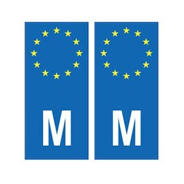 Malte Malta europe autocollant plaque