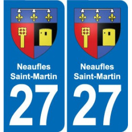 27 Léry blason autocollant plaque stickers ville
