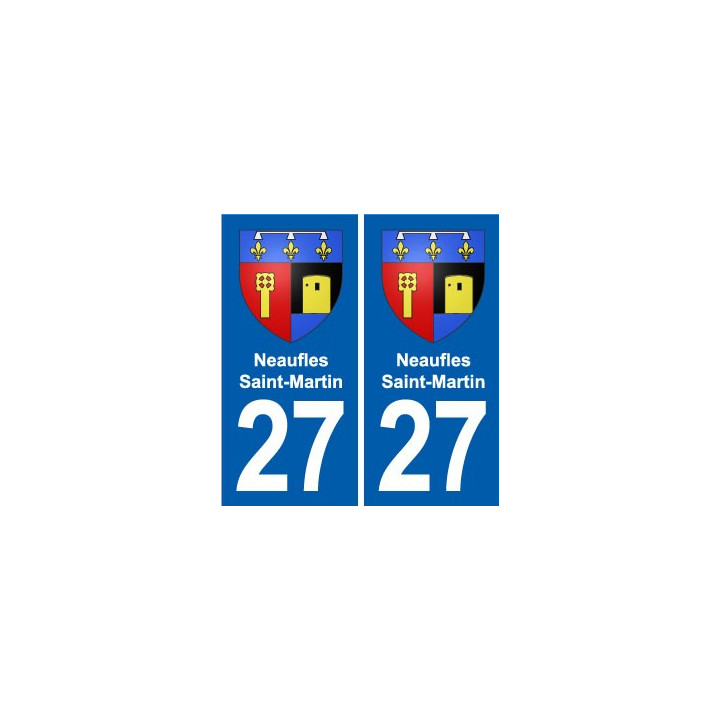 27 Léry blason autocollant plaque stickers ville