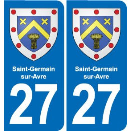 27 Léry blason autocollant plaque stickers ville