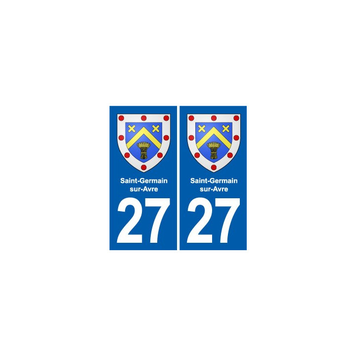 27 Léry blason autocollant plaque stickers ville