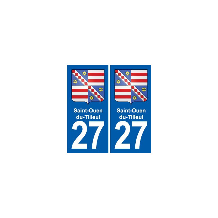 27 Léry blason autocollant plaque stickers ville