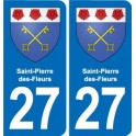 27 Léry blason autocollant plaque stickers ville