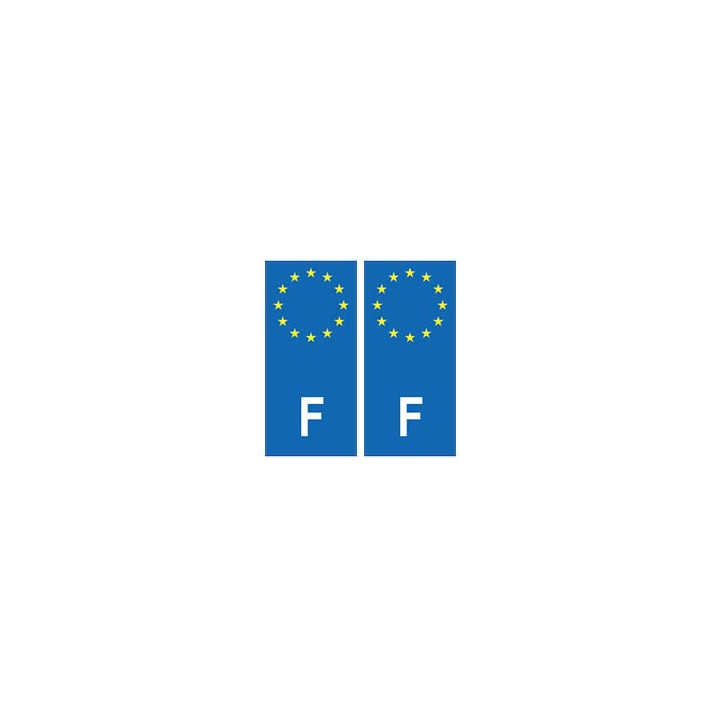 France europe autocollant plaque
