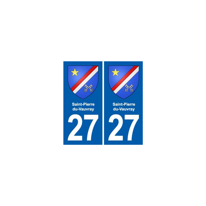 27 Léry blason autocollant plaque stickers ville