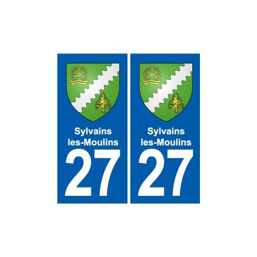 27 Léry blason autocollant plaque stickers ville
