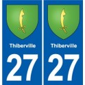 27 Léry blason autocollant plaque stickers ville