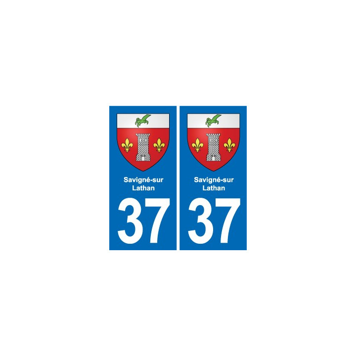 37 Bourgueil blason ville autocollant plaque stickers