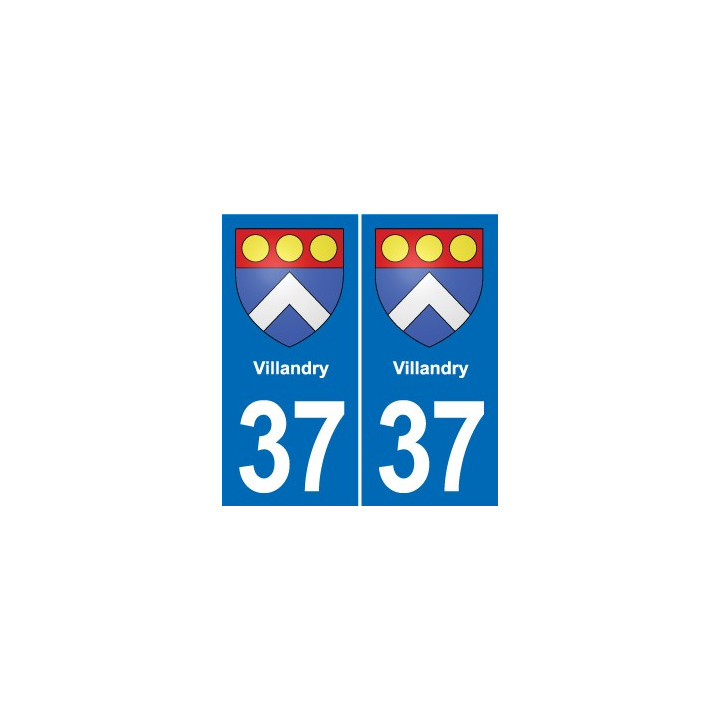 37 Bourgueil blason ville autocollant plaque stickers