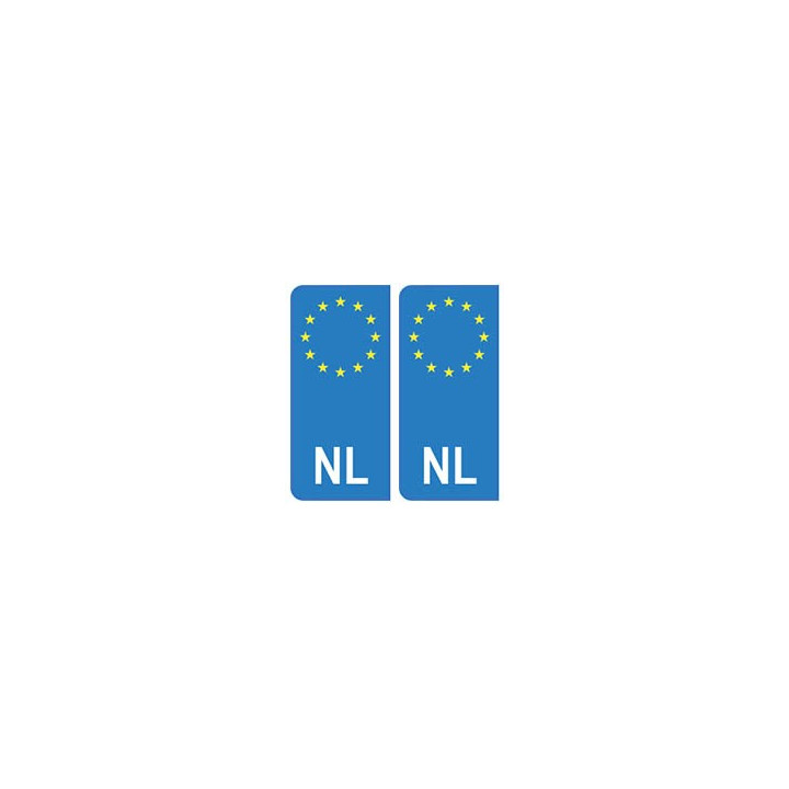 Pays-Bas Nederland europe autocollant plaque
