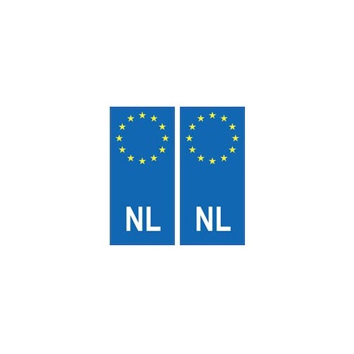 Pays-Bas Nederland europe autocollant plaque