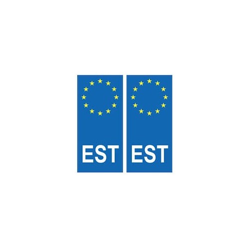 Estonie Eesti europe autocollant plaque