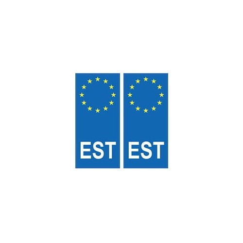 Estonie Eesti europe autocollant plaque