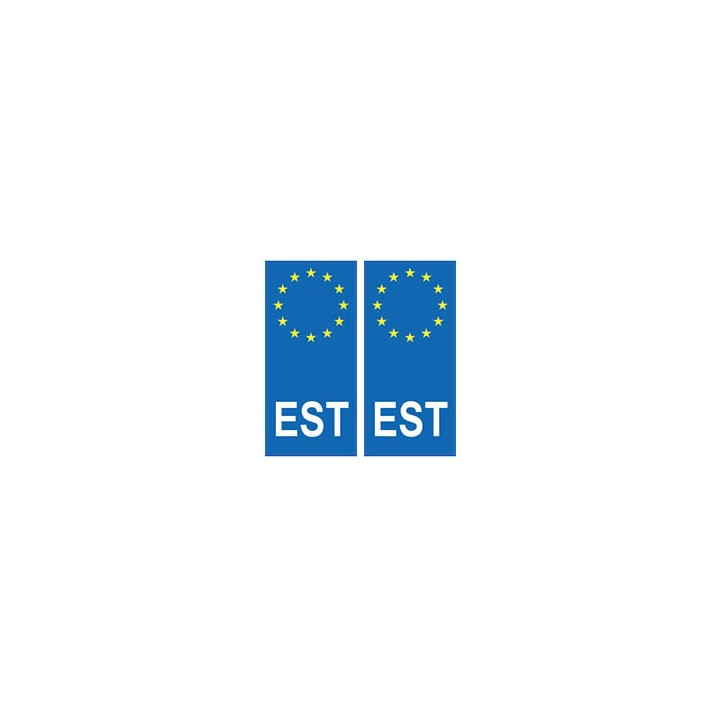 Estonie Eesti europe autocollant plaque