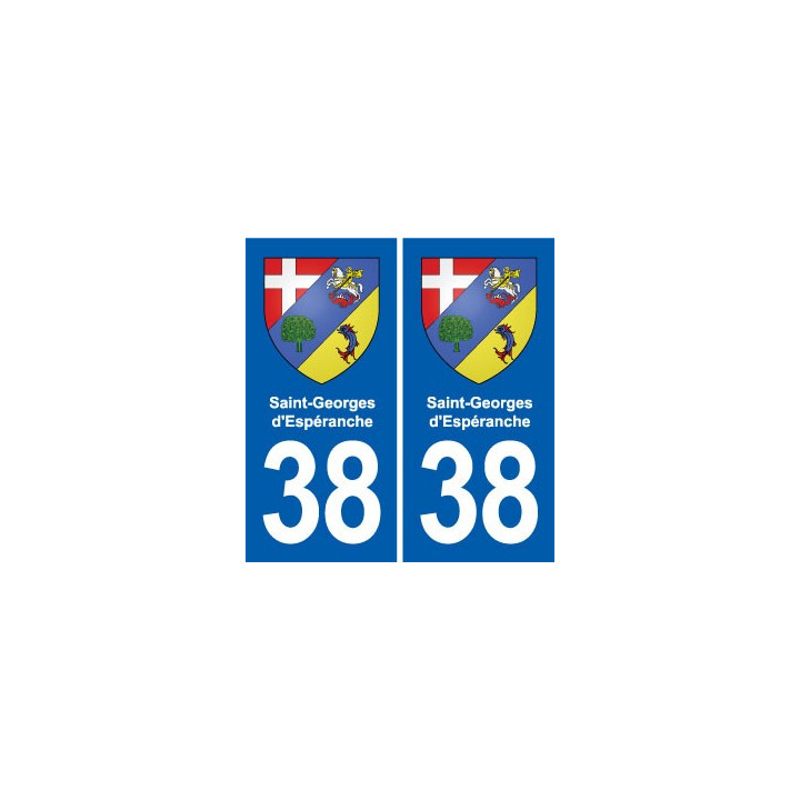38 Moirans blason ville autocollant plaque stickers