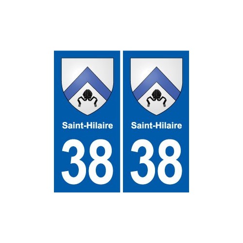 38 Moirans blason ville autocollant plaque stickers