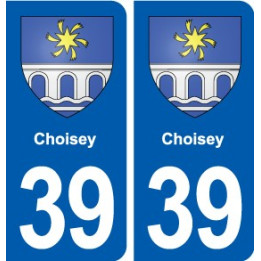 39 Orgelet autocollant plaque blason stickers département