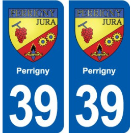 39 Orgelet autocollant plaque blason stickers département