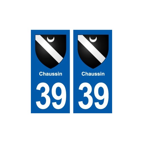 39 Orgelet autocollant plaque blason stickers département