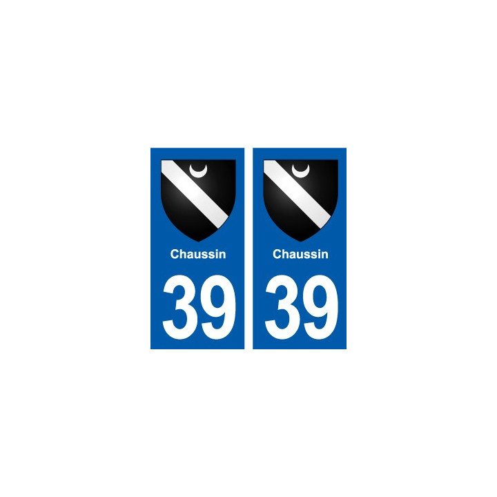 39 Orgelet autocollant plaque blason stickers département
