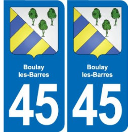 45 Chaingy blason ville autocollant plaque stickers