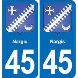 45 Chaingy blason ville autocollant plaque stickers