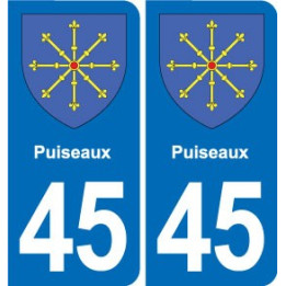 45 Chaingy blason ville autocollant plaque stickers