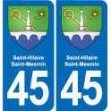 45 Chaingy blason ville autocollant plaque stickers