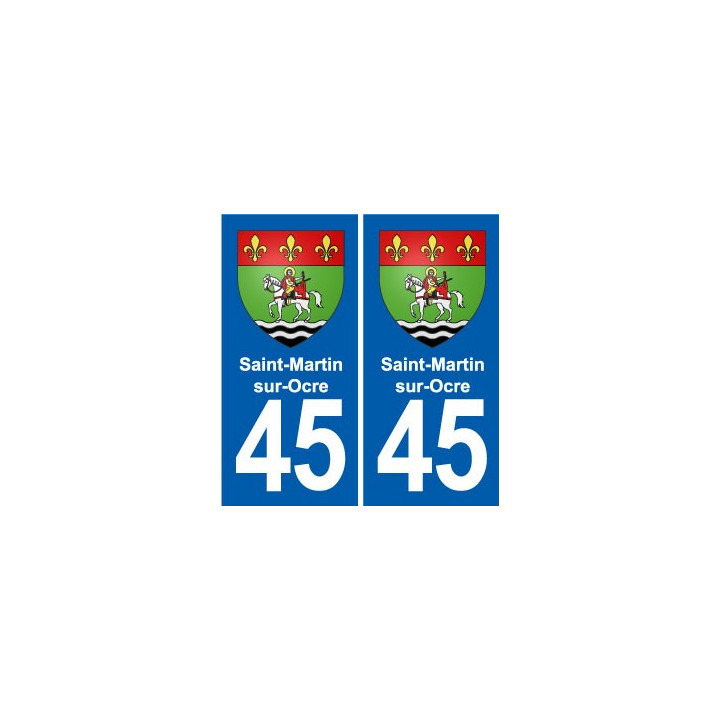 45 Chaingy blason ville autocollant plaque stickers