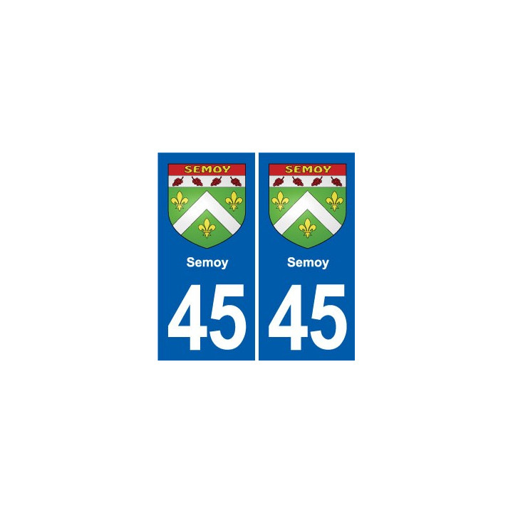 45 Chaingy blason ville autocollant plaque stickers